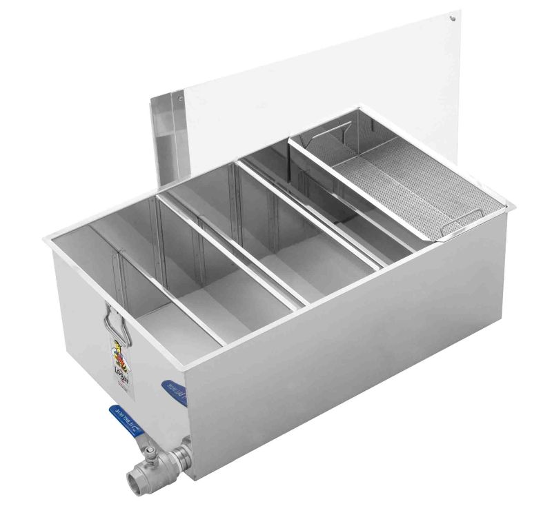 Cuve décanteuse Logar 6 compartiments 87 cm – avec fond chauffant