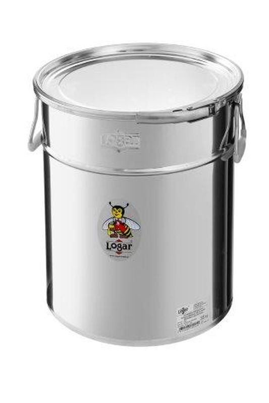 Récipient de stockage conique Logar 35 kg avec anneau de serrage et joint